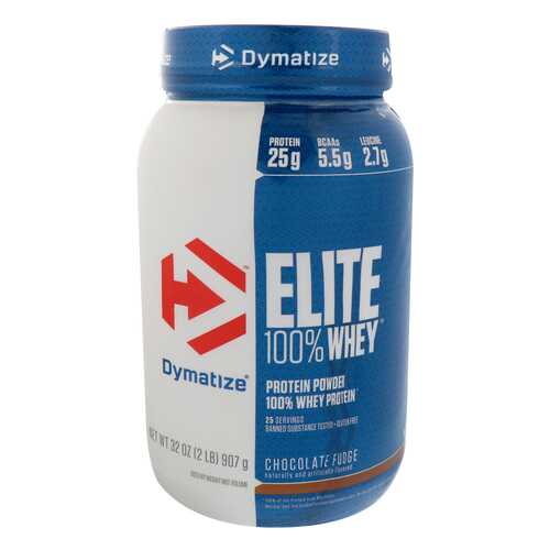 Протеин Dymatize Nutrition Elite Whey 907 г Chocolate Cake Batter в Интерспорт