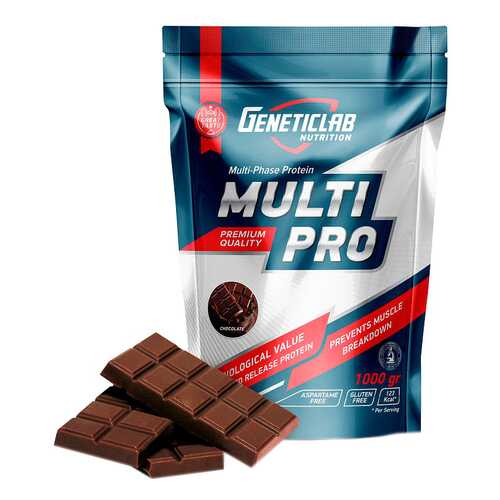 Протеин GeneticLab Nutrition Multi Pro 1000 г Chocolate в Интерспорт