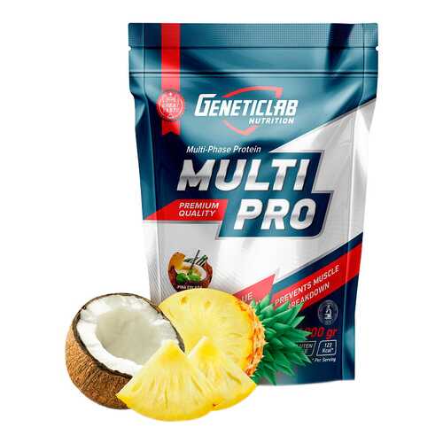 Протеин GeneticLab Nutrition Multi Pro 1000 г Pina Colada в Интерспорт