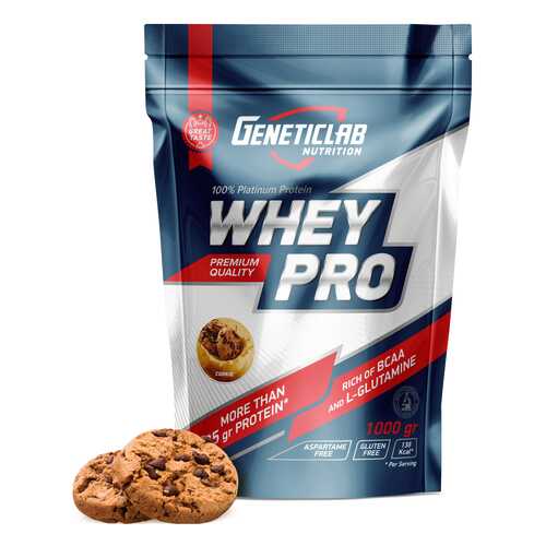 Протеин GeneticLab Nutrition Whey Pro 1000 г Cookie в Интерспорт