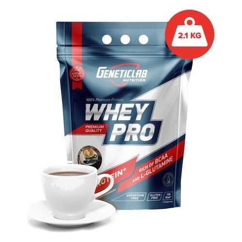 Протеин GeneticLab Nutrition Whey Pro 2 2100 г Coffee в Интерспорт