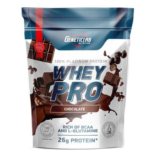 Протеин GeneticLab Nutrition Whey Pro 900 г Chocolate в Интерспорт