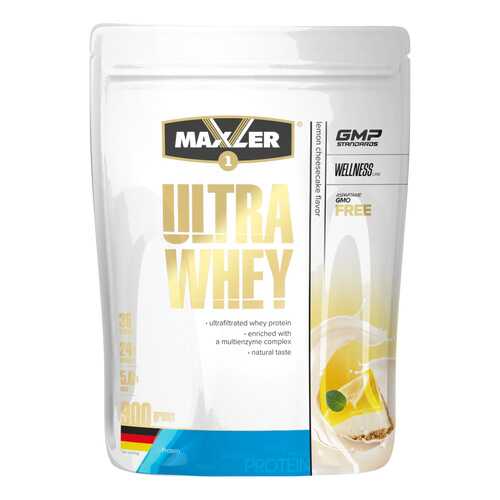 Протеин Maxler Ultra Whey 900 г Lemon Cheesecake в Интерспорт