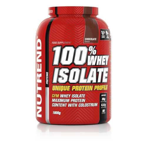 Протеин NUTREND 100% Whey Isolate (1.8 кг) шоколад в Интерспорт