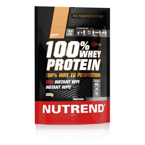 Протеин NUTREND 100% Whey Protein (0.5 кг) бисквит в Интерспорт