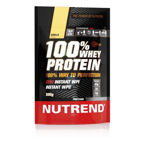 Протеин NUTREND 100% Whey Protein (0.5 кг) ваниль в Интерспорт