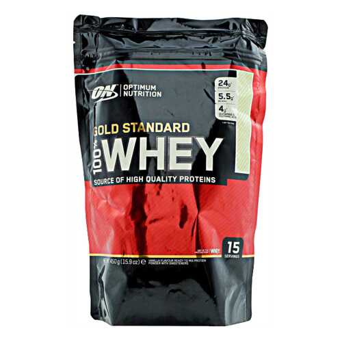 Протеин Optimum Nutrition 100% Whey Gold Standard 450 г Vanilla в Интерспорт