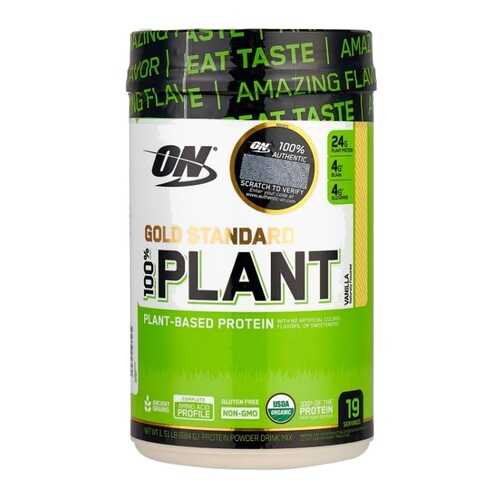 Протеин Optimum Nutrition Gold Standard 100% Plant 680 г Vanilla в Интерспорт