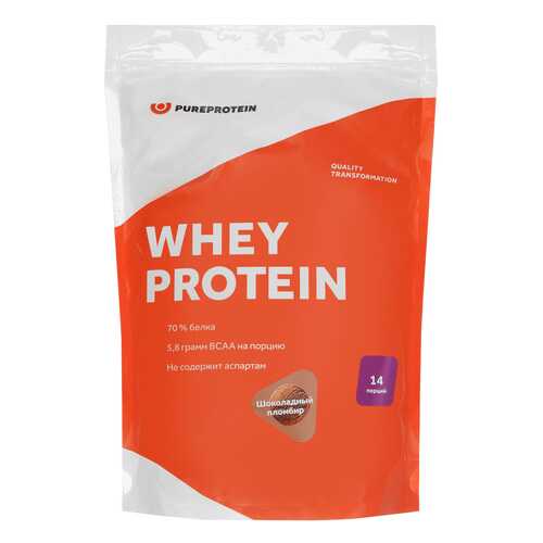 Протеин PureProtein Whey Protein 420 г шоколадный пломбир в Интерспорт