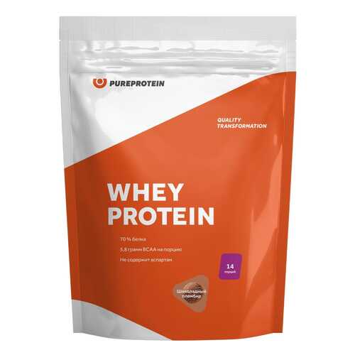 Протеин PureProtein Whey Protein 830 г шоколадный пломбир в Интерспорт