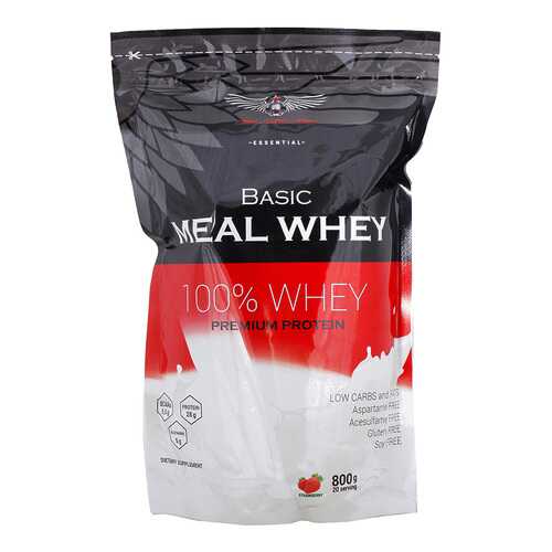 Протеин Red Star Labs Basic Meal Whey 800 г Strawberry в Интерспорт