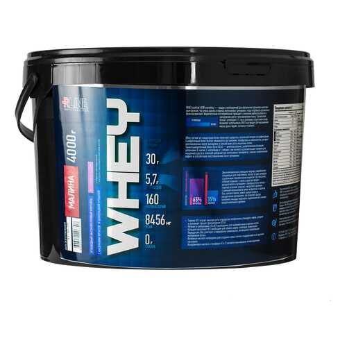 Протеин Rline Whey 4000 г малина в Интерспорт