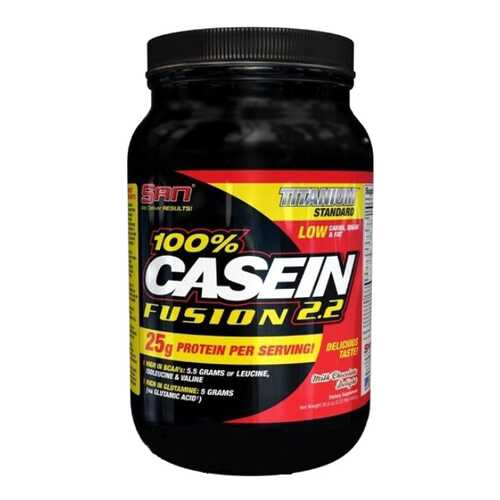 Протеин SAN 100% Casein Fusion 1000 г Milk Chocolate Delight в Интерспорт