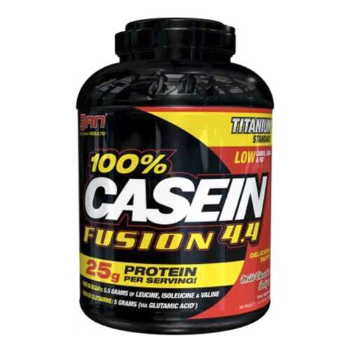 Протеин SAN 100% Casein Fusion 2000 г Vanilla Pudding в Интерспорт