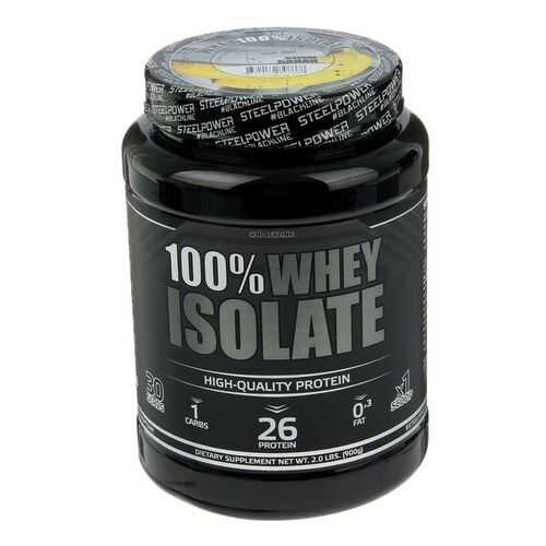 Протеин Steel Power Nutrition 100% Whey Isolate 900 г банан в Интерспорт