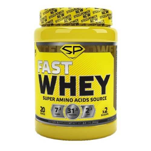 Протеин Steel Power Nutrition Fast Whey Protein 900 г банан в Интерспорт