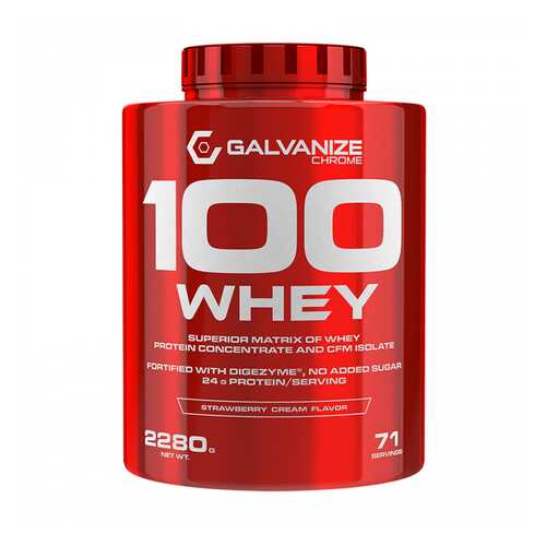 Протеин сывороточный GALVANIZE 100 Whey Protein 2270 г вкус: Молочный шоколад в Интерспорт