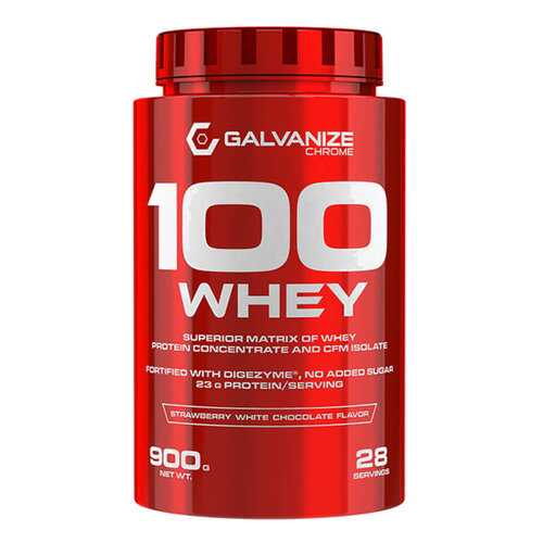 Протеин сывороточный GALVANIZE 100 Whey Protein 900 г вкус: Банан в Интерспорт