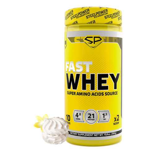 Протеин сывороточный STEEL POWER Fast Whey Protein 300 г (Зефир) в Интерспорт