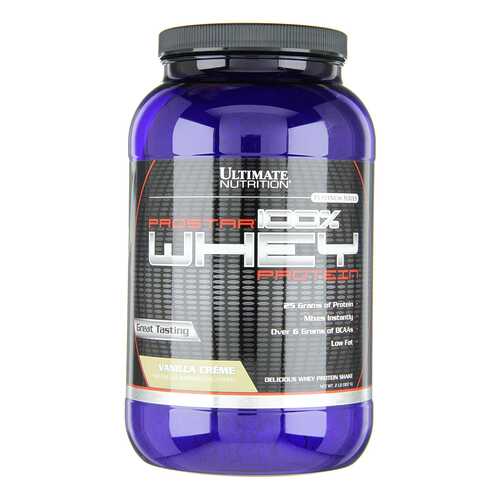 Протеин Ultimate Nutrition Prostar 100% Whey Protein 900 г Vanilla Creme в Интерспорт