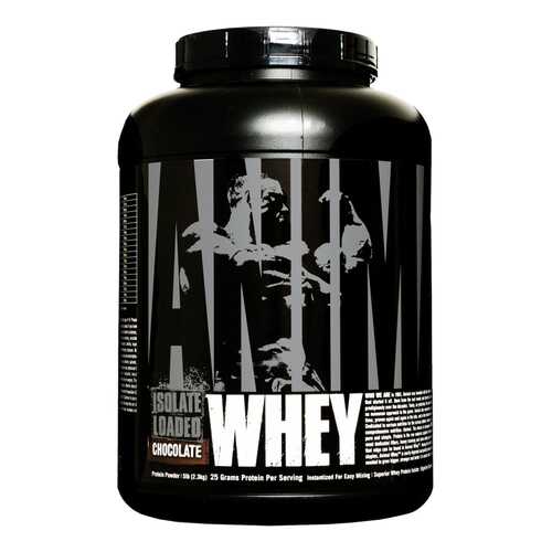 Протеин Universal Nutrition Animal Whey Isolate Loaded 2275 г Chocolate в Интерспорт