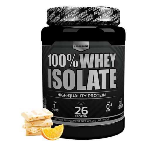 Сывороточный протеин 100% WHEY ISOLATE, вкус «Апельсиновое фондю», 900 гр, STEELPOWER в Интерспорт