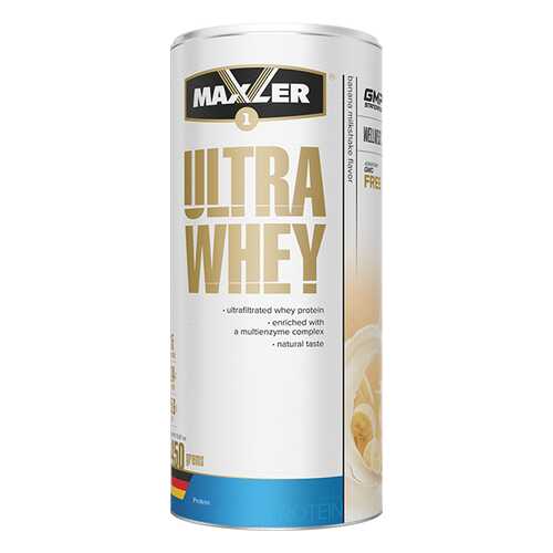 Сывороточный протеин MAXLER Ultra Whey Банан 450 гр в Интерспорт