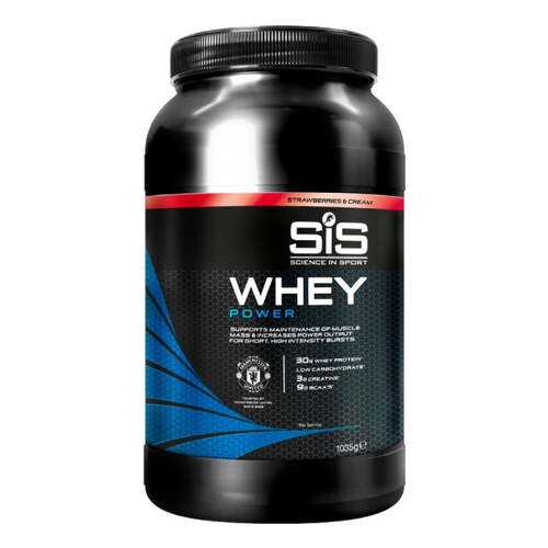 Сывороточный протеин SiS Whey Power Клубника со сливками 1035г в Интерспорт