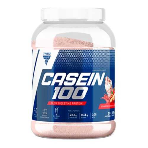 Trec Nutrition Casein 100, 600 г, вкус: клубника-банан в Интерспорт