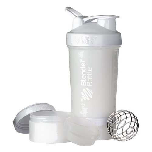 Шейкер Blender Bottle ProStak Full Color 1 кам. 650 мл белый в Интерспорт