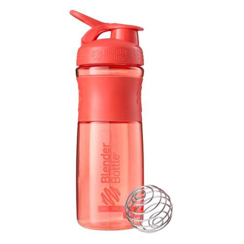 Шейкер Blender Bottle SportMixer 1 кам. 828 мл коралловый в Интерспорт