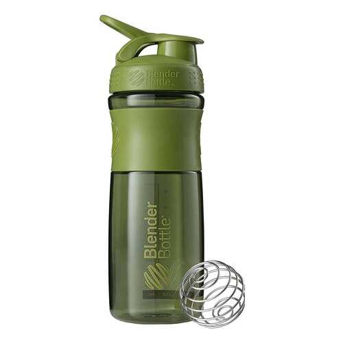 Шейкер Blender Bottle SportMixer 1 кам. 828 мл оливковый в Интерспорт