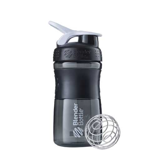 Шейкер BlenderBottle SportMixer 591 мл Black/White черный/белый в Интерспорт