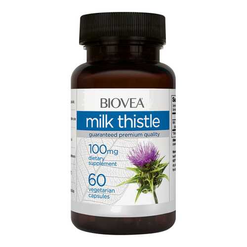 Добавка для здоровья BIOVEA Milk Thistle 60 капс. натуральный в Интерспорт