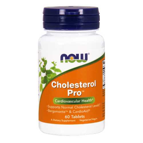 NOW Cholesterol Pro (60 таблеток) - комбинированный препарат для снижения холестерина в Интерспорт