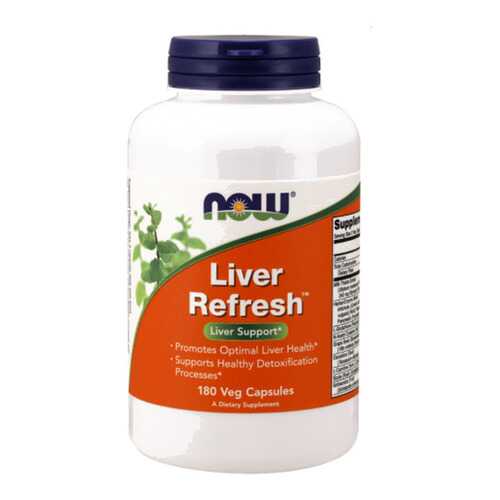 NOW Liver Refresh (180 капсул) - комплексный препарат для восстановления печени в Интерспорт