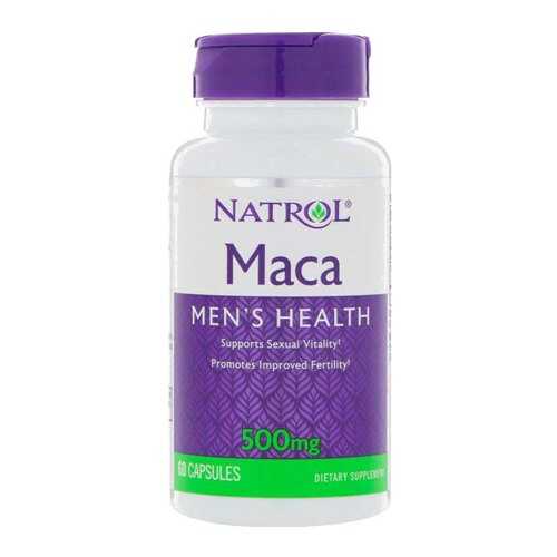 Препарат для мужчин Natrol Maca 500 мг 60 капсул в Интерспорт