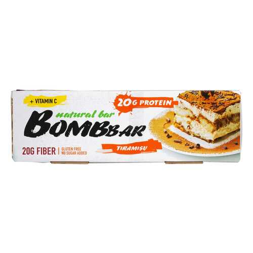 BOMBBAR Bombbar Протеиновые батончики Bombbar, 20 шт, вкус: тирамису в Интерспорт