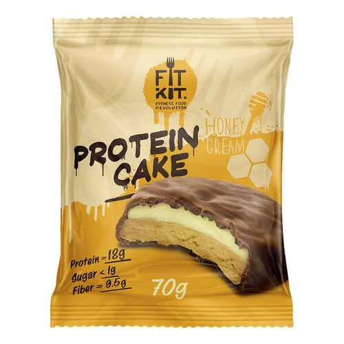 Fit Kit Protein Cake 70 г мини-набор из 3 шт Медовый крем в Интерспорт