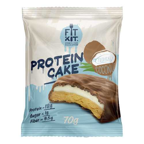 Fit Kit Protein Cake 70 г мини-набор из 3 шт Тропический кокос в Интерспорт