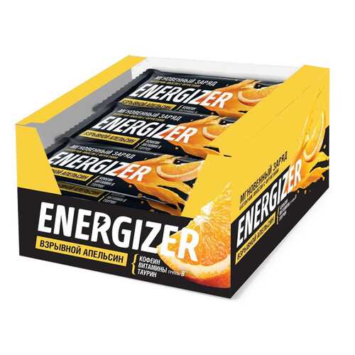 Леовит Батончик-мюсли Energizer 40 г, 18 шт, вкус: взрывной апельсин в Интерспорт