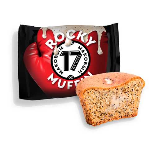 Маффин Mr. Djemius ZERO Rocky Muffin 8 55 г, 8 шт., маковый в Интерспорт