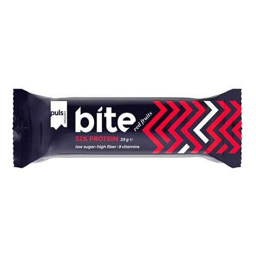 Puls Nutrition Батончики Puls Bite 32% 35 г, 24 шт, вкус: ягоды в Интерспорт