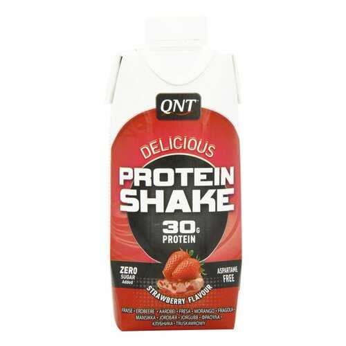 Белковый коктейль QNT Protein Shake 330 мл клубника в Интерспорт