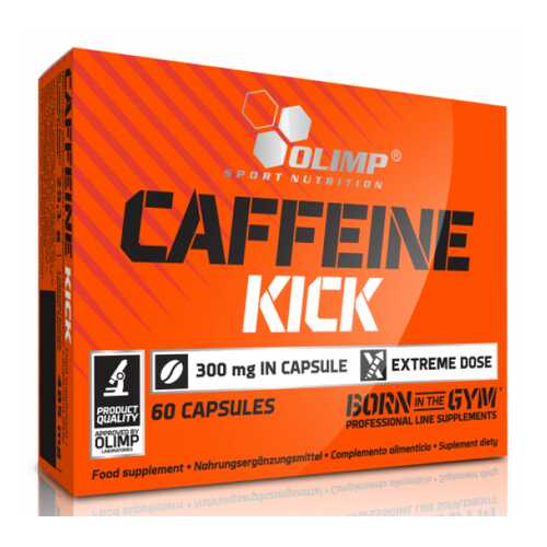 Энергетик Olimp Caffeine Kick 60 капсул, без вкуса в Интерспорт