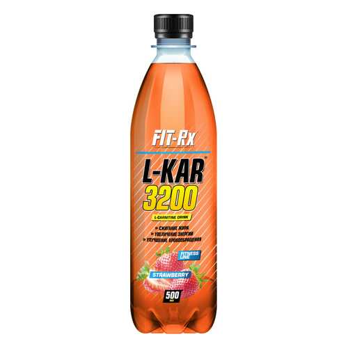 FIT-Rx Fit-RX L-карнитин L-Kar 3200, 500 мл, вкус: клубника в Интерспорт