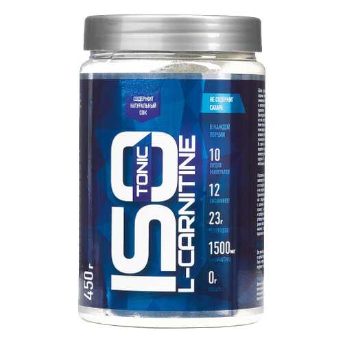 Изотонический напиток Rline ISOtonic L-Carnitine 450 г клубника в Интерспорт