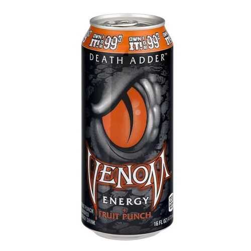 Напиток тонизирующий VENOM Venom Energy Fruit Punch 0,473л в Интерспорт