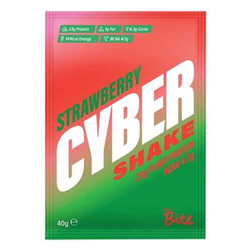 Шейк Cyber Клубника Bite 40 г в Интерспорт