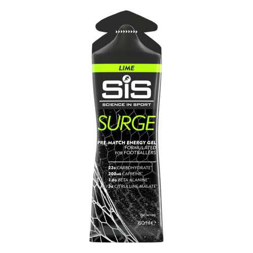 Углеводный гель SiS Surge Pre-Match Energy Gel 66 г, лайм в Интерспорт